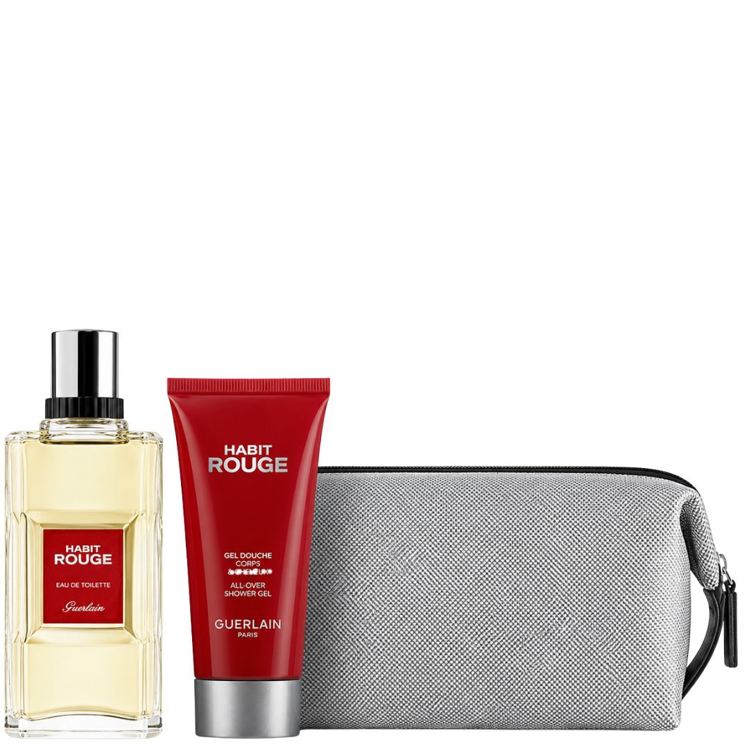 Guerlain Habit Rouge Eau de Toilette 100ML & Shower Gel 75ML
