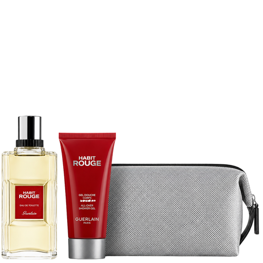 Guerlain Habit Rouge Eau de Toilette 100ML & Shower Gel 75ML