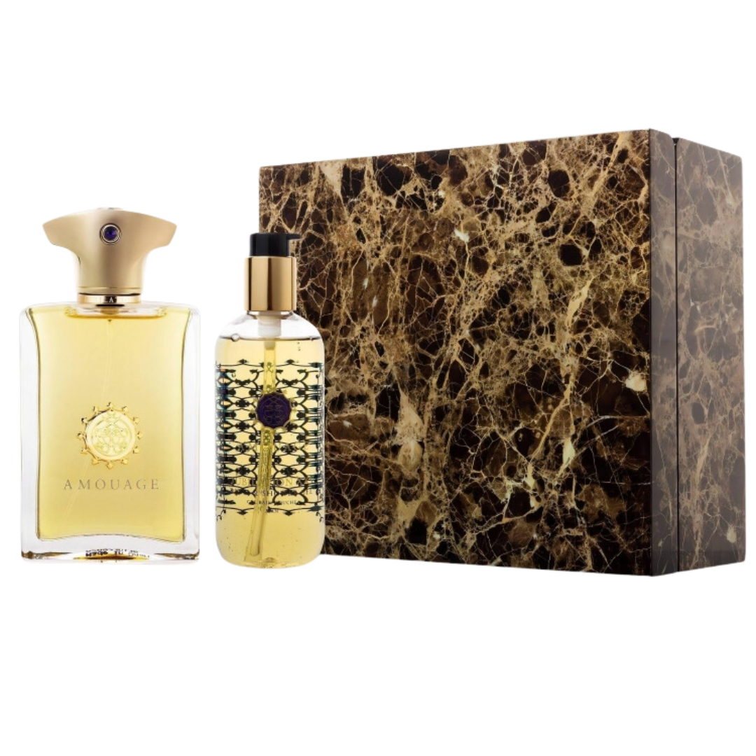 AMOUAGE GOLD FOR MAN SET EDP+BATH&SHOWER GEL