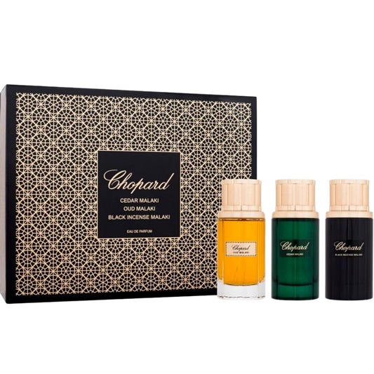 Chopard (M) set EDP 3x 80ml ( Cedar malaki +Oud malaki + Black Incense malaki)