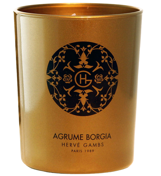 HERVE GAMBS PARIS AGRUME BORGIA FRAGRANCED CANDLE