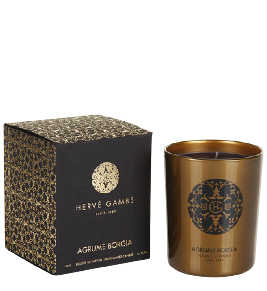HERVE GAMBS PARIS AGRUME BORGIA FRAGRANCED CANDLE
