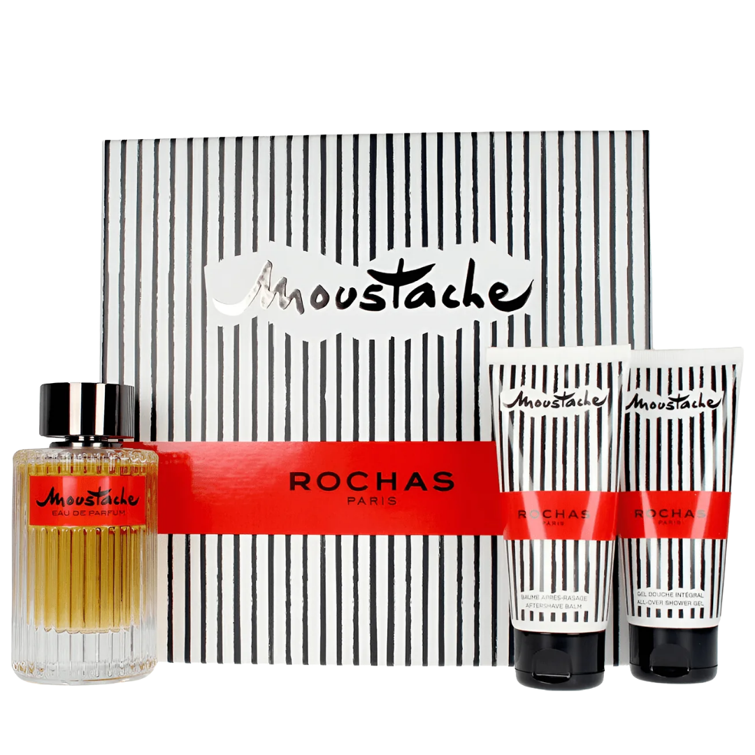 Rochas Moustache SET 125ML EDP + AS 100ML + SG 100ML