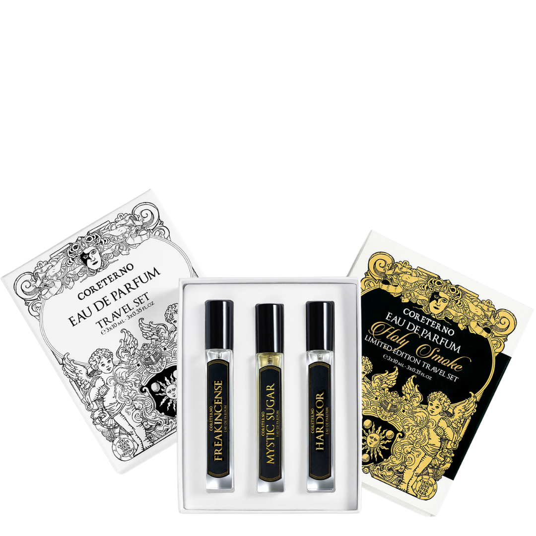 Coreterno Travel Set Holy Smoke 3x10ML
